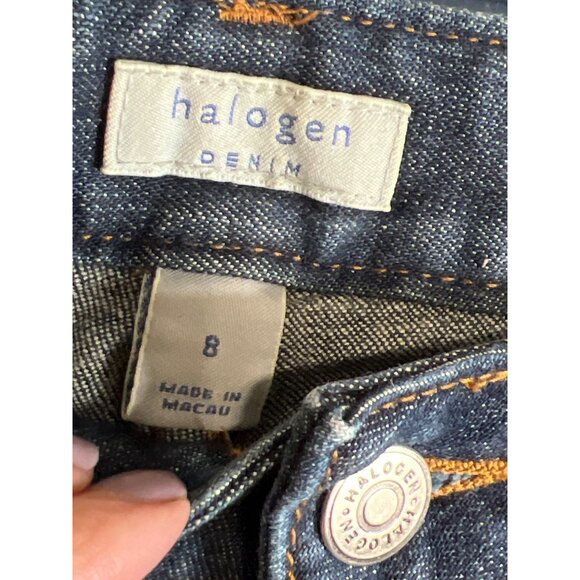 Halogen Womens Denim Jeans Size 8 Bootcut - Picture 4 of 6